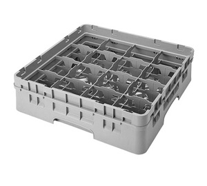 GLASS RACK 16 COMPARTMENT WITH 1 EXTENDER  (5EA/CS)